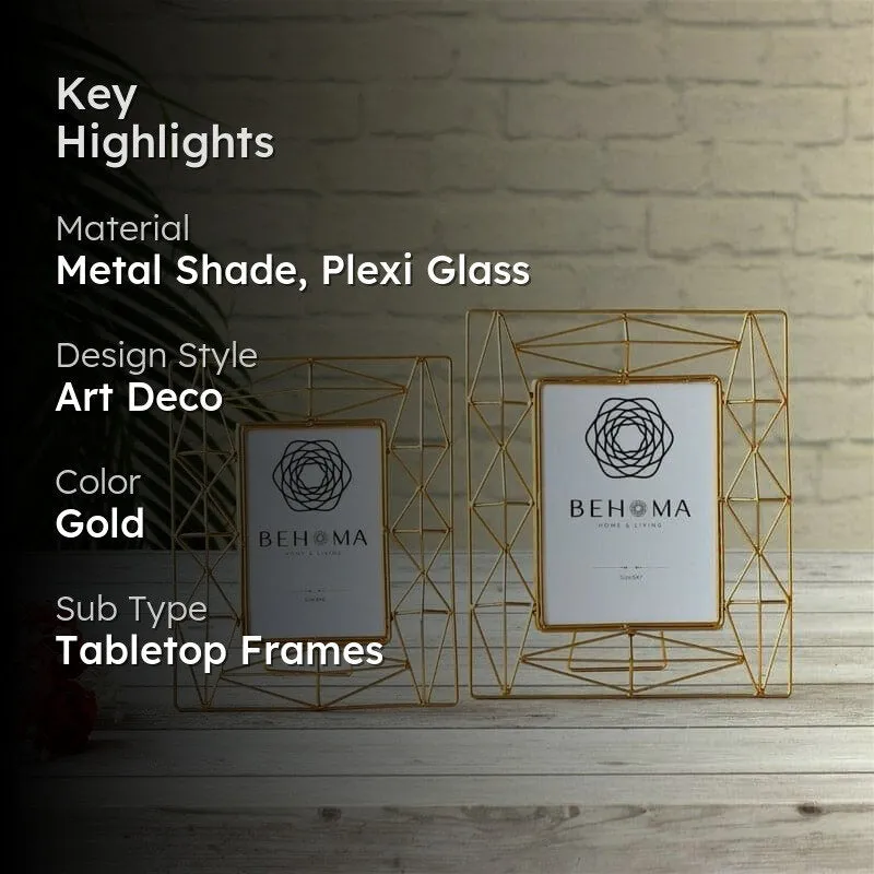 Geometric Jolly Photo frame - Set Of Two media 2
