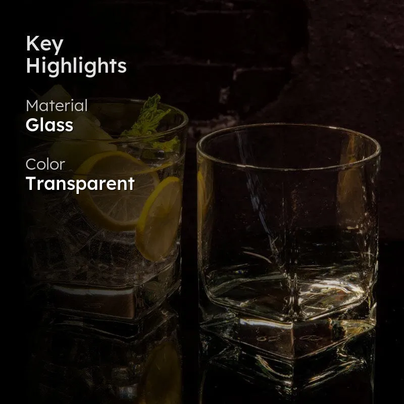 Pasabahce Papere Old Fashioned Cocktail Glasses (195 mL) - Set Of Six media 2