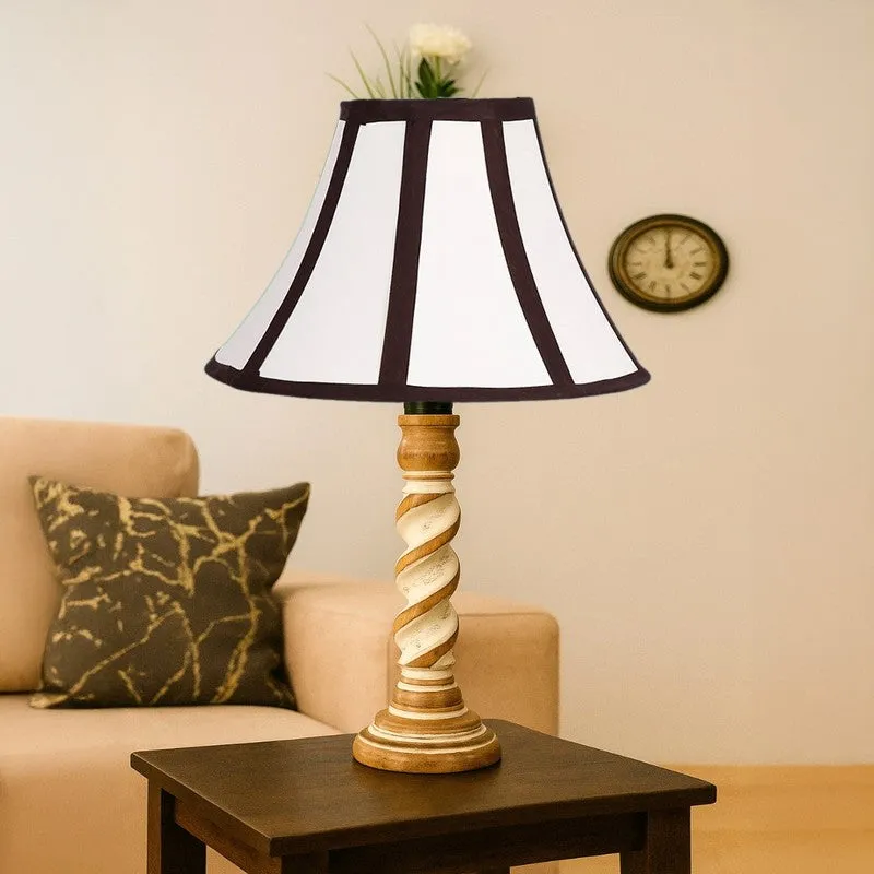 Modera Airo Wooden Table Lamp - White media 4