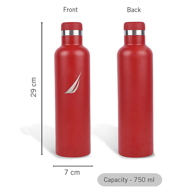 Nautica Vitae Pulse Leakproof Insulated Stainless Steel Thermos (Red) - 750 mL media 8