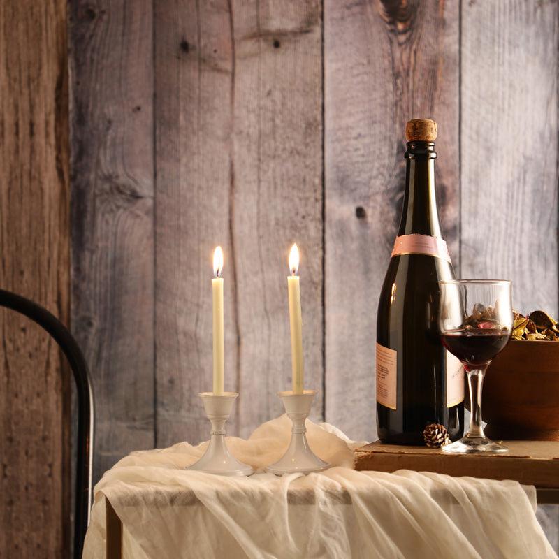 Flowy Candle Holder (Silver) - Set Of Two media 8