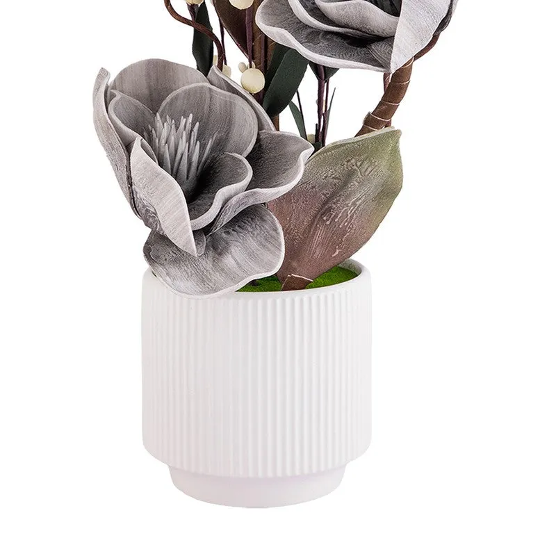 AarviDecor Ashen Bloom Foam Artificial Plants media 7