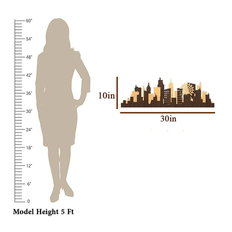SkylineStory Backlit  MDF Wall Accent media 5