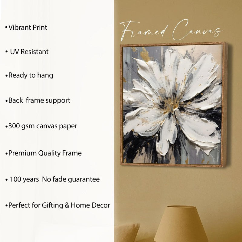Floral Craft Canvas Wall Art With Frame media 6
