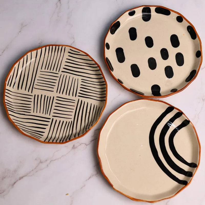 Briett Snack Plate - Set Of Three media 1