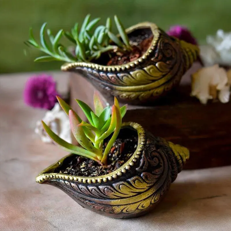Terrapod Terracotta Planter - Set Of Two media 4