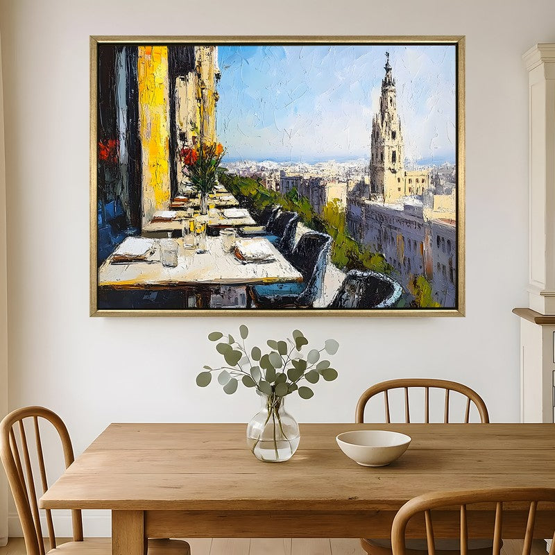 Aperture Canvas Wall Painting With Frame