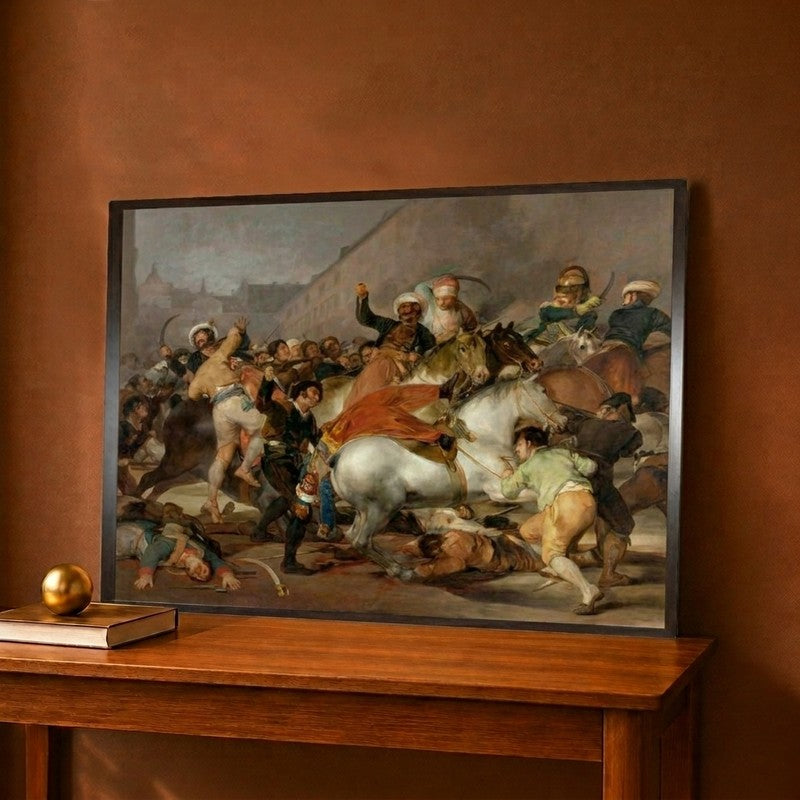 The Second of May 1808 The Charge of the Mameluke 1814 Canvas Wall Painting - 12 x 9 Inches