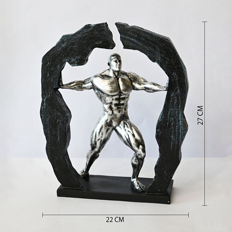 Heracles Resin Showpiece - Silver media 6