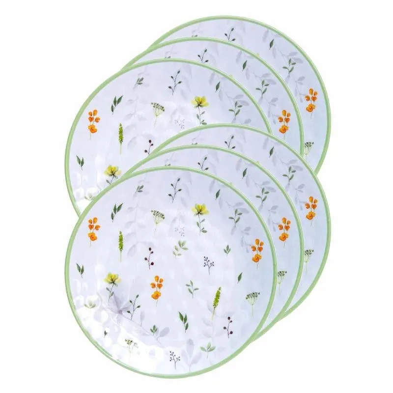 Servewell Floria Melamine Dinner Plate - Set Of Six media 4