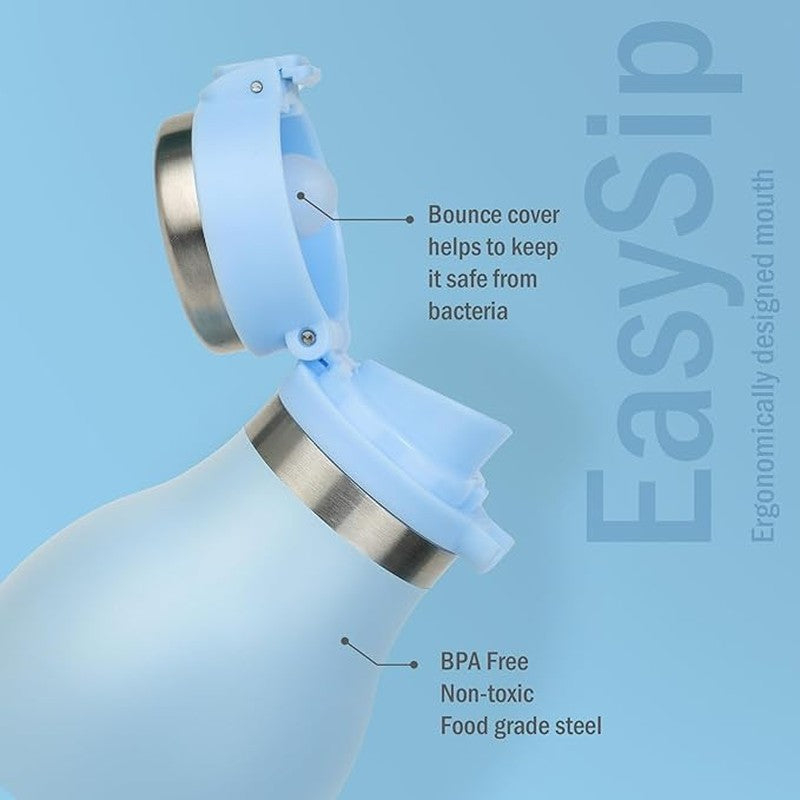 Pristine Sip Hot & Cold Thermos Water Bottle (White & Ice Blue, 750 mL Each) - Set Of Two media 8