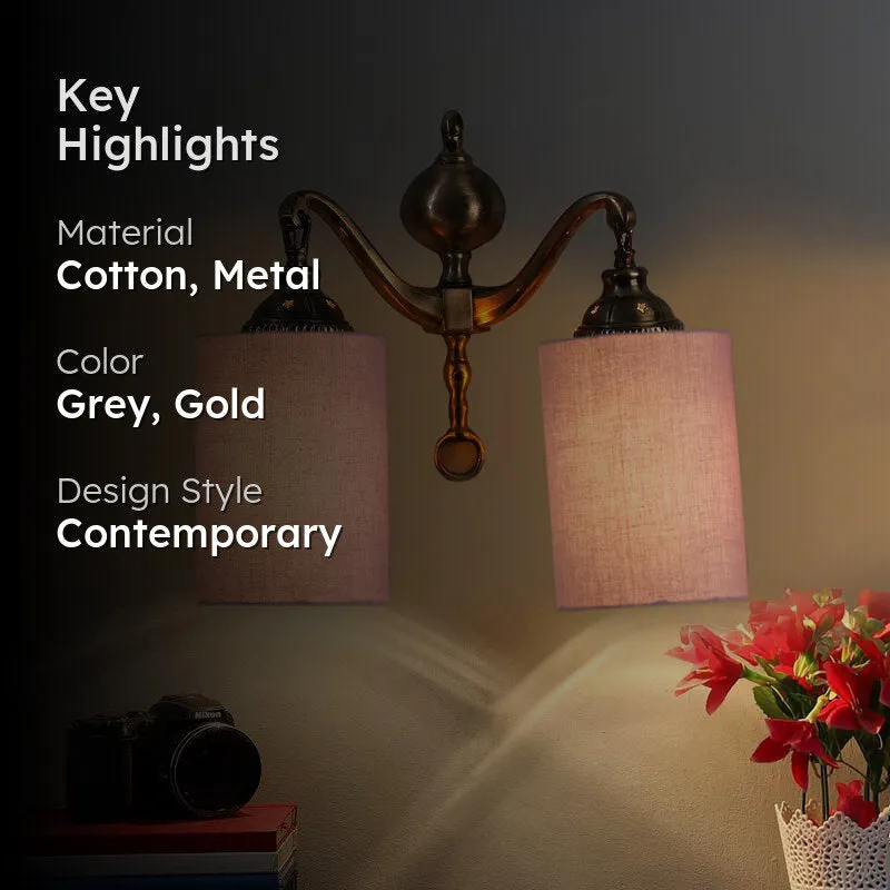 Modish Cylindrical Metal Wall Lamp media 2