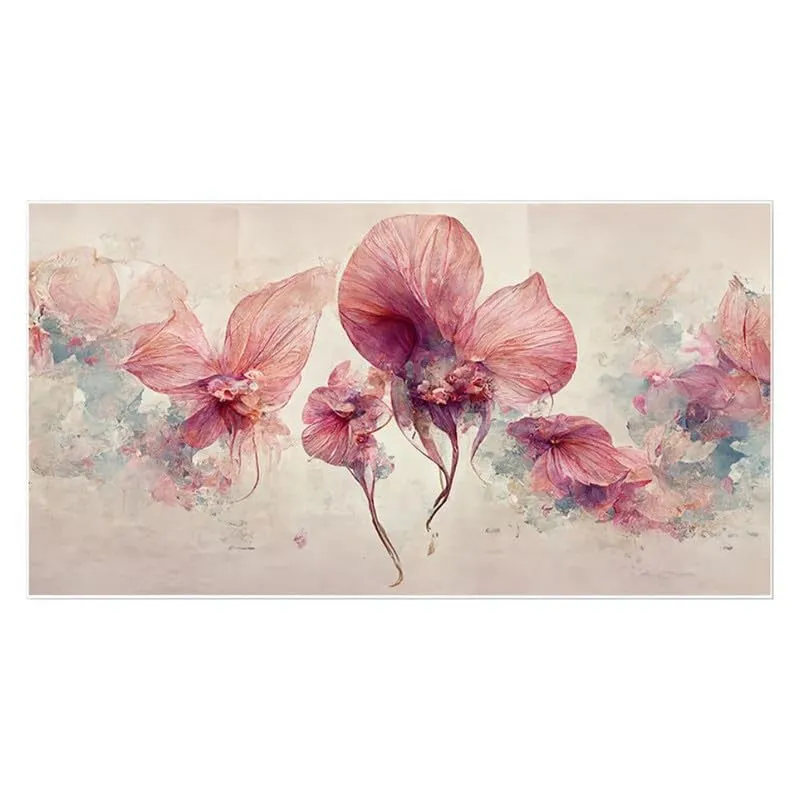 Blush Botanica Canvas Wall Painting With Frame media 4