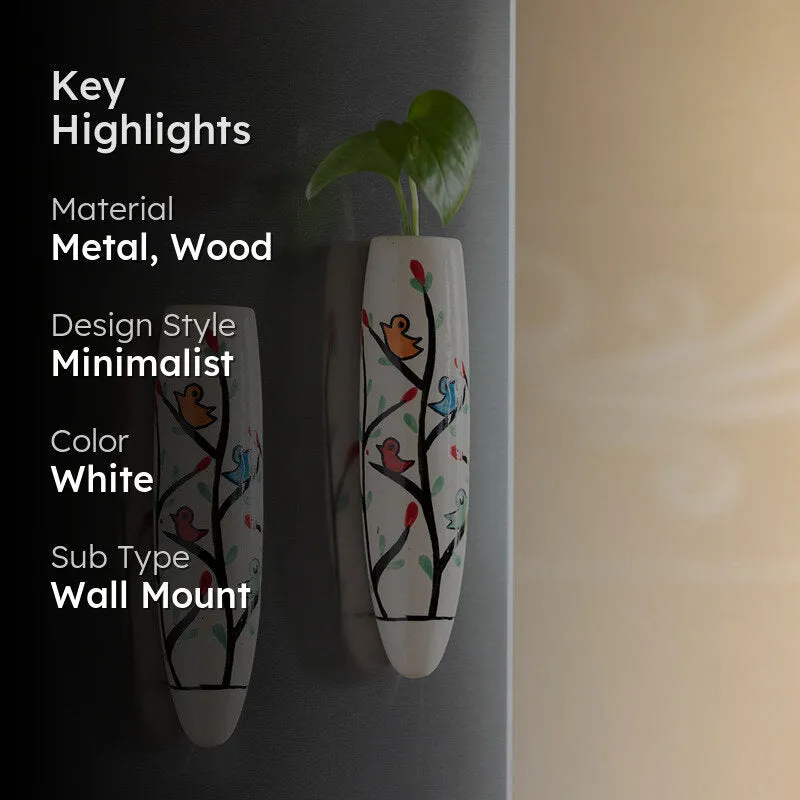 Sparrow Twitter Magnetic Fridge Planter - Set Of Two media 2