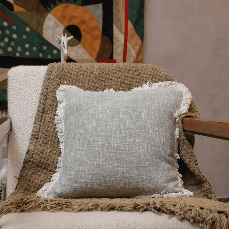 Cozy Codex Tufted Cushion Cover - Grey media 1