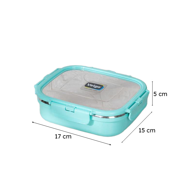 Vaults Microwave Safe Lunch Box (Blue) - 575 mL media 8