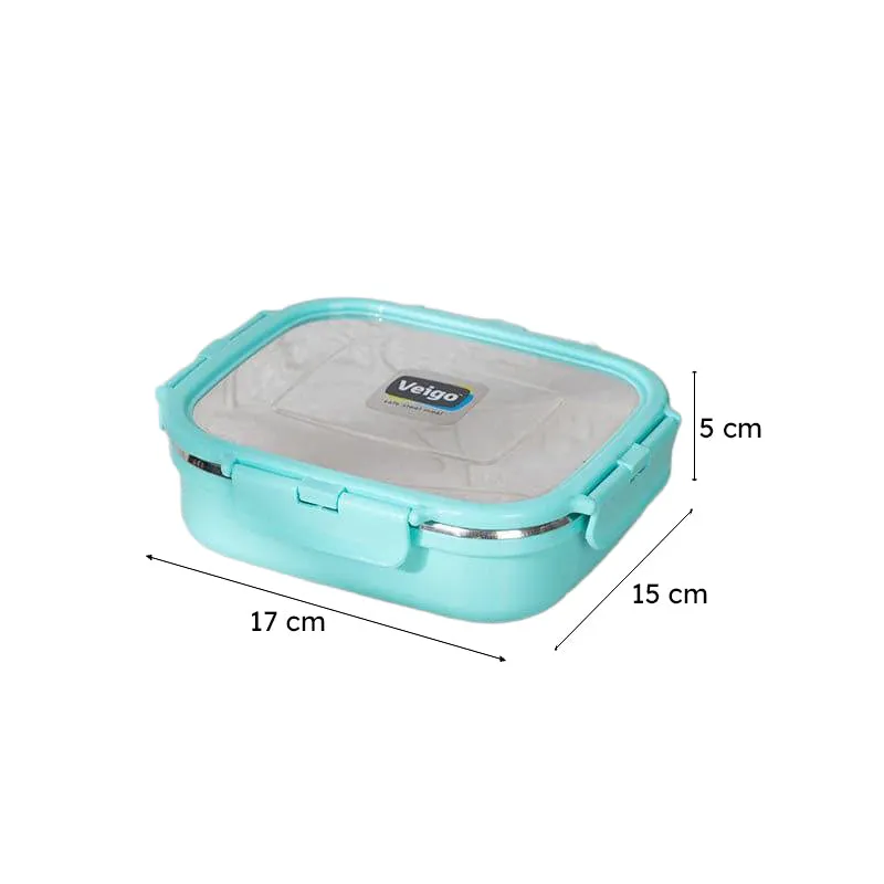 Vaults Microwave Safe Lunch Box (Blue) - 575 mL media 8