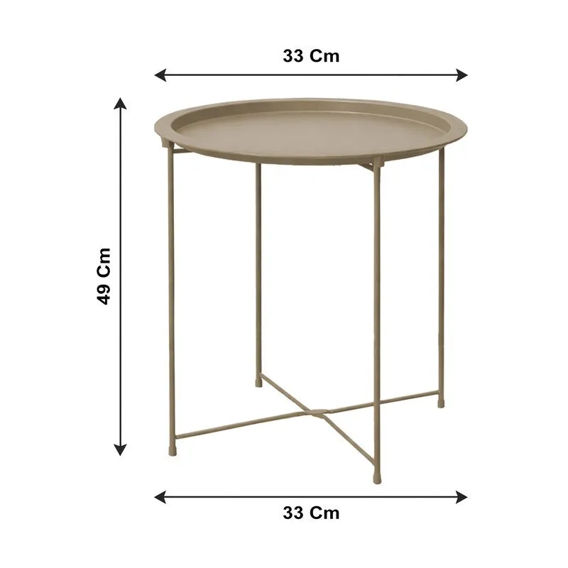 Cedar Metal Side Table - Grey media 8