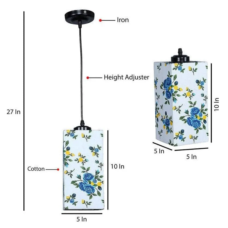 Blue Bay Fabric Ceiling Lamp media 7
