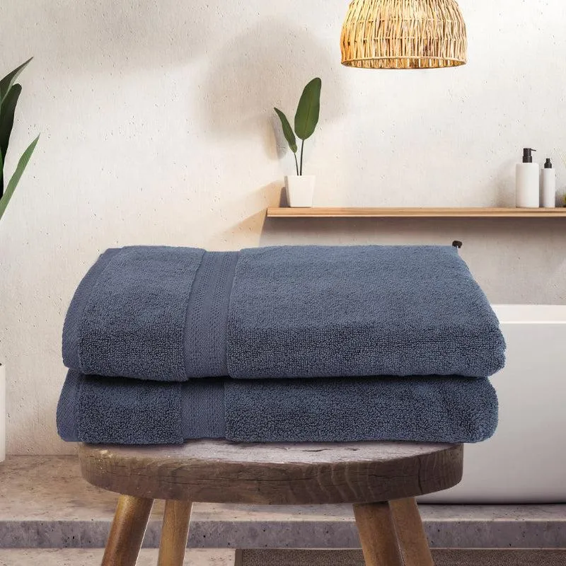 Miorah Bath Towel (Grey) - Set Of Two media 1