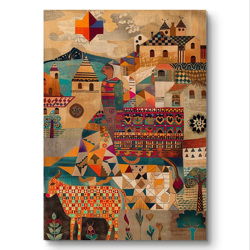 Vibrant Cities Canvas Wall Painting media 3