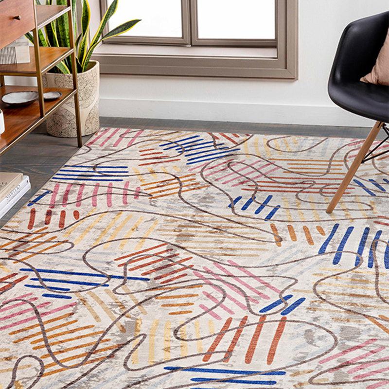 Ella Abstract Carpet - Coffee media 3