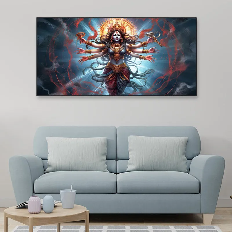 Mahakali Canvas Wall Painting media 1