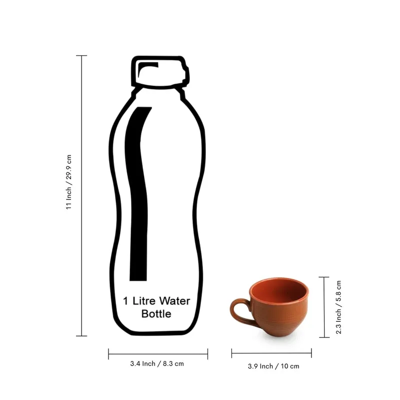 Terra Ceramic Tea Cup (120 mL Each) - Set of Six media 7