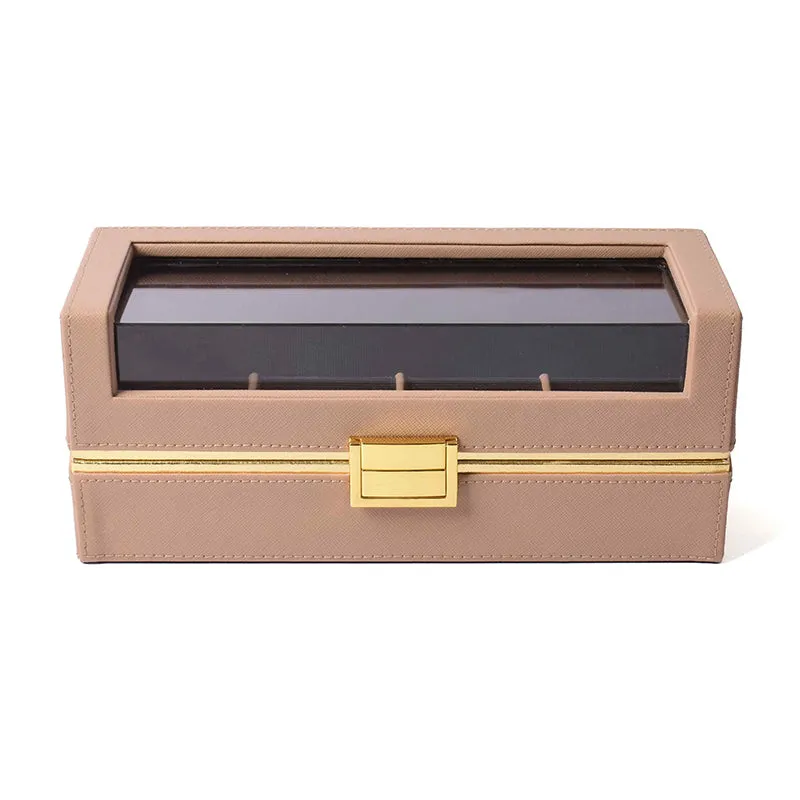 Ceastra Faux Leather Storage Box - Beige media 8