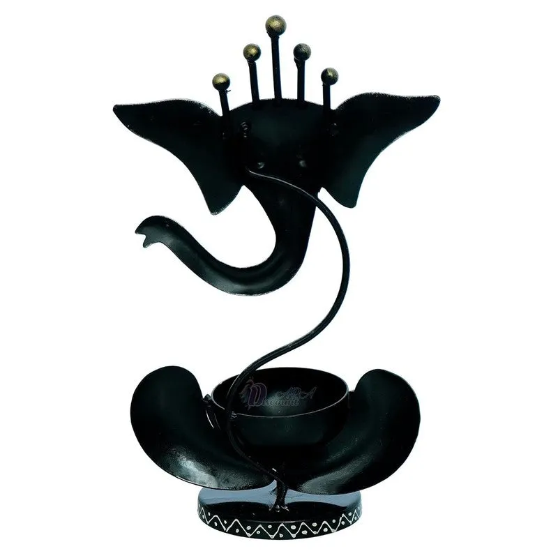 Aureum Glow Premium Candle Holder - Brown,Green media 4