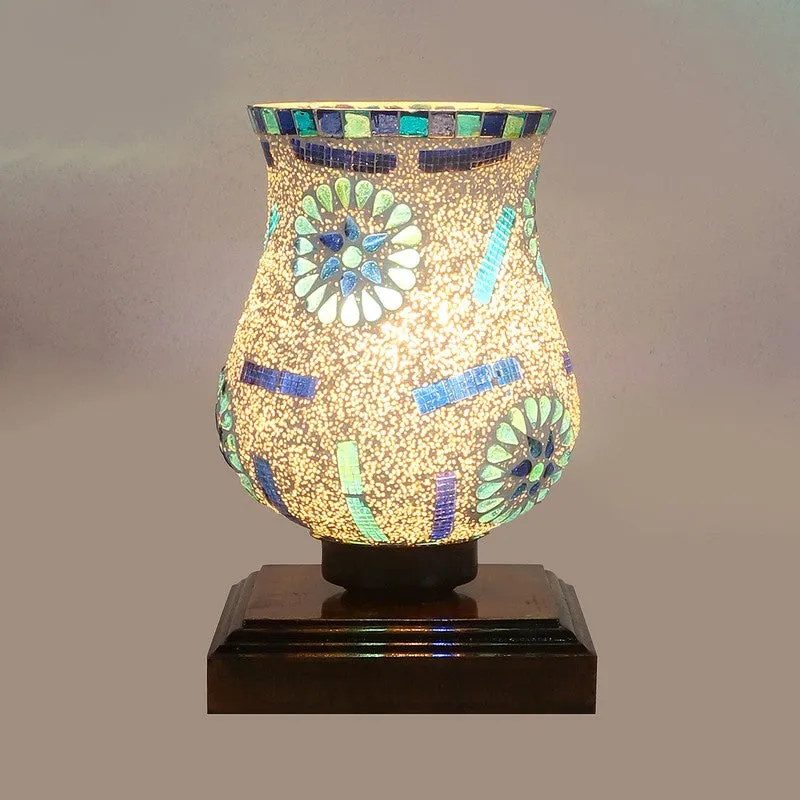 Prism Mosaic Glass Table Lamp - Multicolor media 8