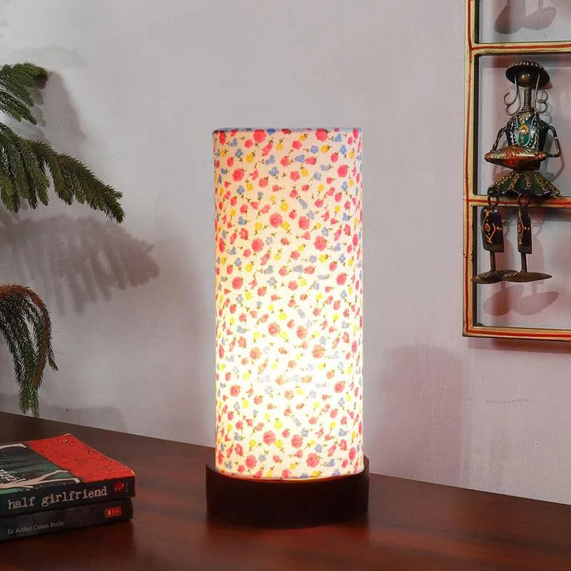 Color Splash Mirza Tower Wooden Table Lamp - Multicolor media 1