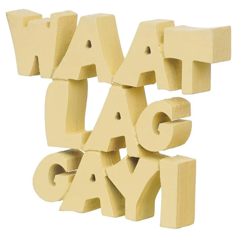 Whaat Lag Gayi Typography Showpiece media 4