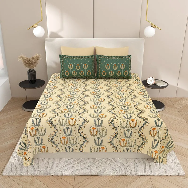Tulip Harmony Cotton Bedsheet - 200 TC media 3
