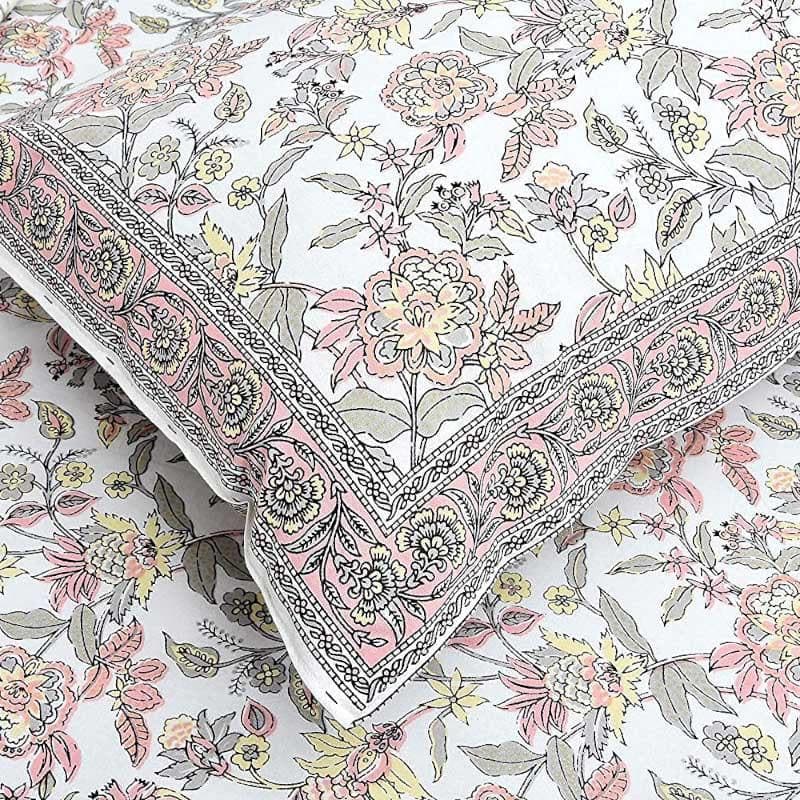 Floral Print Panache Cotton Bedsheet  - 180 TC media 3
