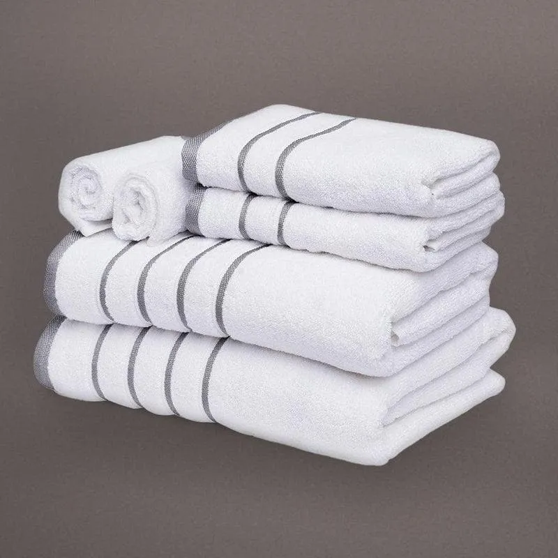 White Oh-so-soft Towel (Six Piece Set) media 1