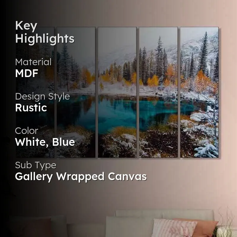Manali Wall Art - Five Piece Set media 2