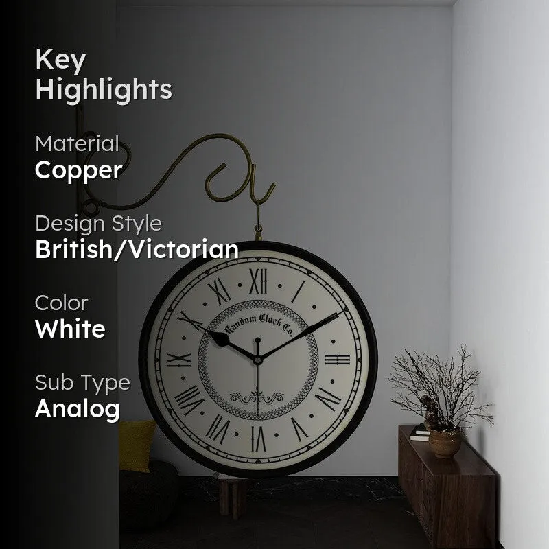 Queenshire Double Sided Wall Clock media 2