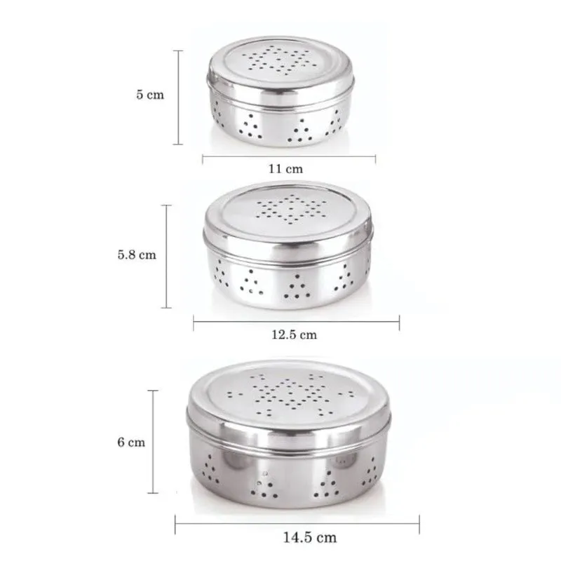 Smart Seal Silver Steel Container(500 mL,400 mL,300 mL) - Set Of Three media 7