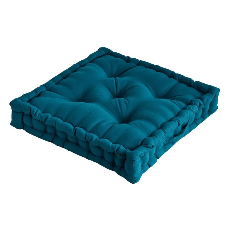 Marlon Cotton Floor Cushion (Botanical Green) - Set Of Two media 8