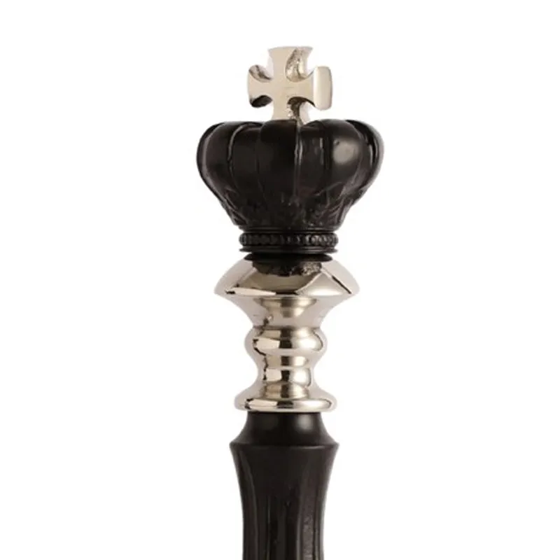 Victoris King Chess Piece - Black,Silver media 4