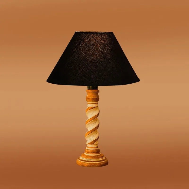 Modera Zelo Wooden Table Lamp - Black media 6