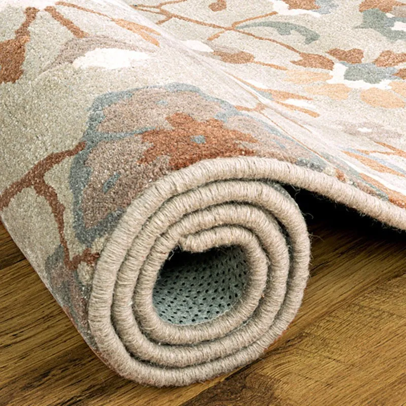 Sedna Hand Tufted Ethnic Wool & Nylon Carpet - Grey media 4