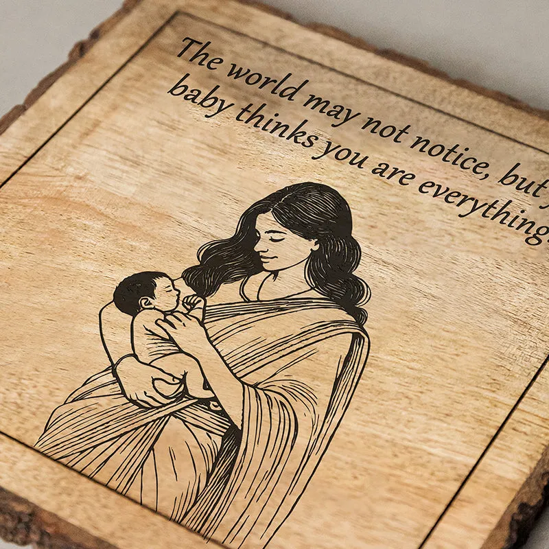 Your Baby Thinks You're Everything Showpiece - Square media 4