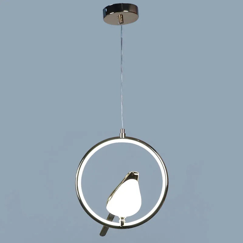Avian Halo Iron Ceiling Lamp - Round media 9