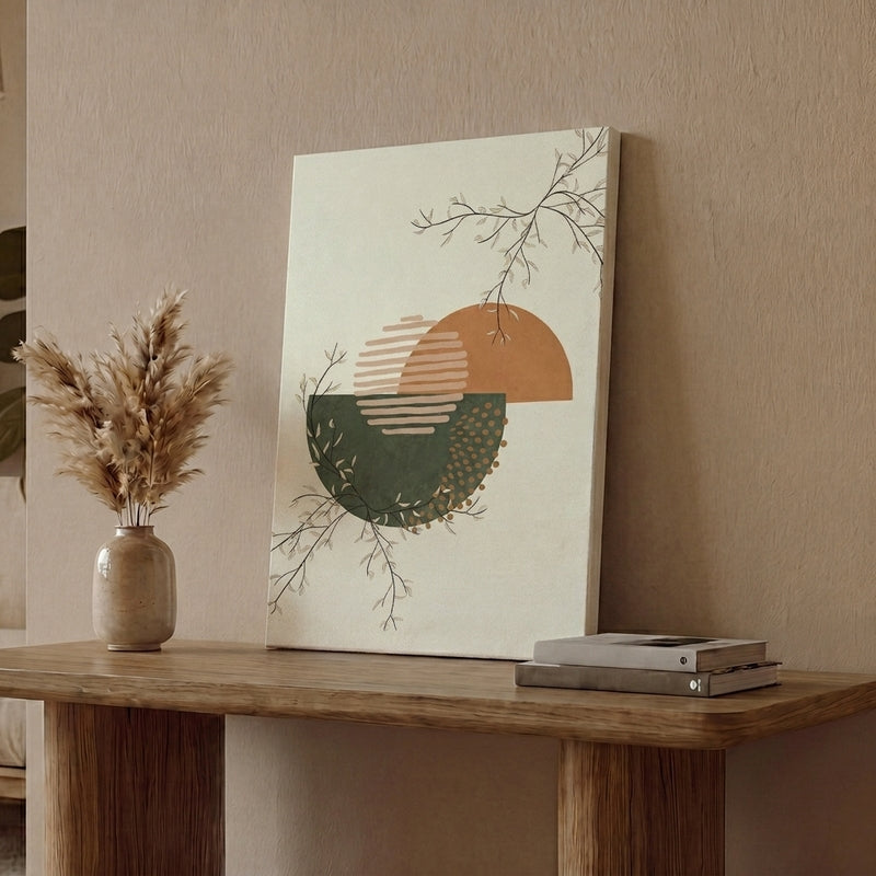 Boho Abstract Canvas Wall Art