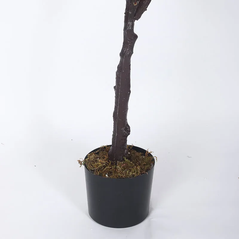 Villa Flora Artificial Bougainvillea With Black Plastic Pot (Pink) - 5.3 Feet media 6
