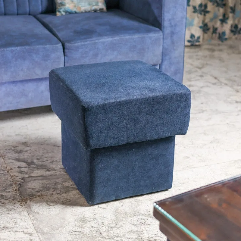 PlushPod Ottoman  Blue media 1