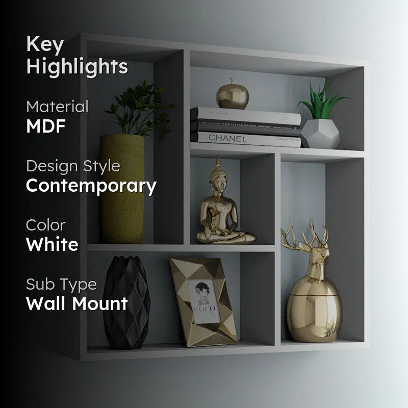 Sylvan Loft Wall Shelf - White media 2