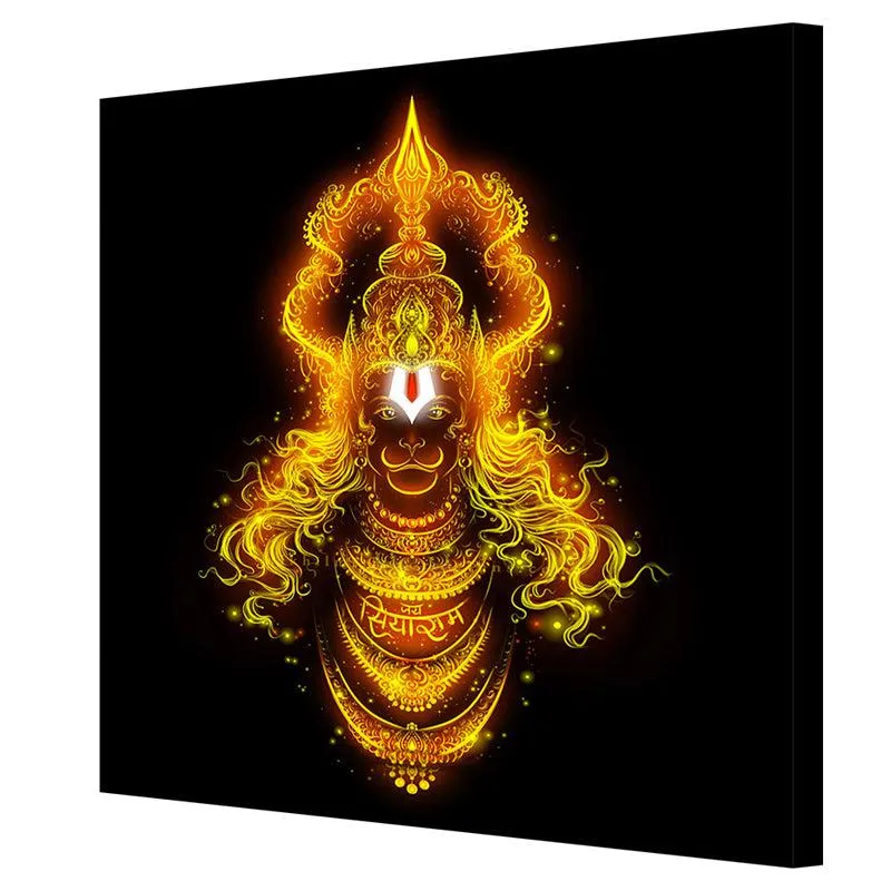 Hanuman Wall Painting media 5